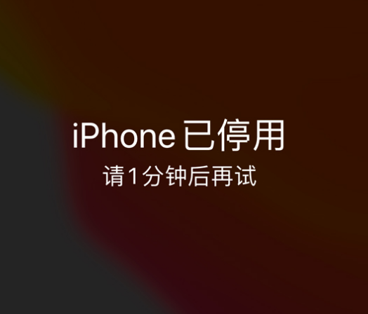 峰峰矿苹果手机维修分享:iPhone 显示“不可用”或“已停用”怎么办？还能保留数据吗？ 